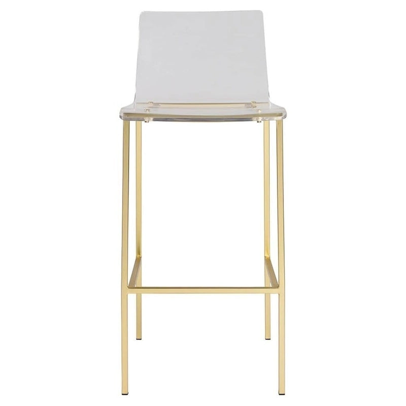 Tabouret Fantôme en Acrylique Design Lucite (Lot de Deux)