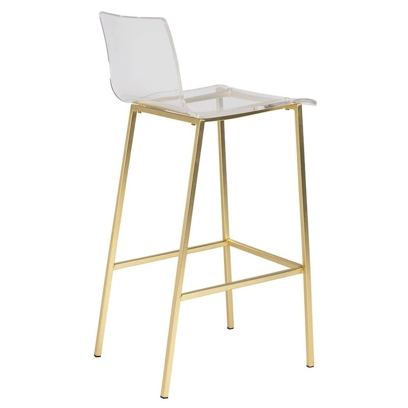 Tabouret Fantôme en Acrylique Design Lucite (Lot de Deux)