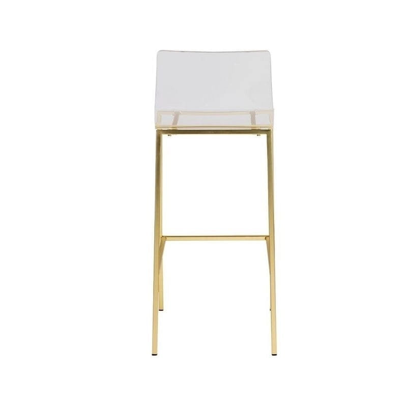Tabouret Fantôme en Acrylique Design Lucite (Lot de Deux)
