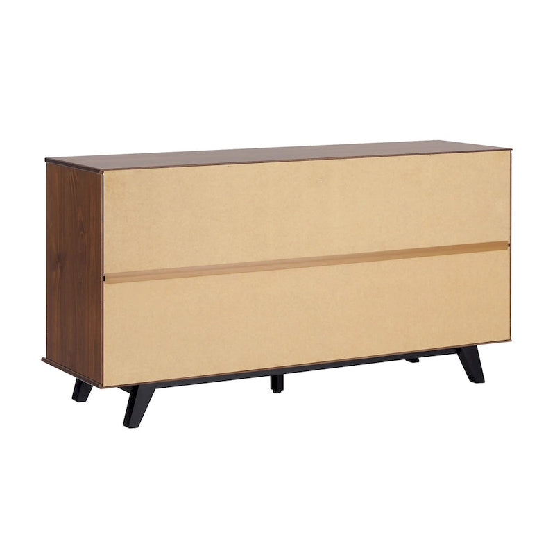 Commode contemporaine à 6 tiroirs en bois massif