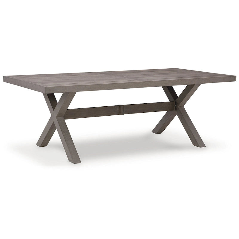 Signature Design by Ashley Hillside Barn Table à manger d'extérieur marron - 84 L x 42 P x 29 H