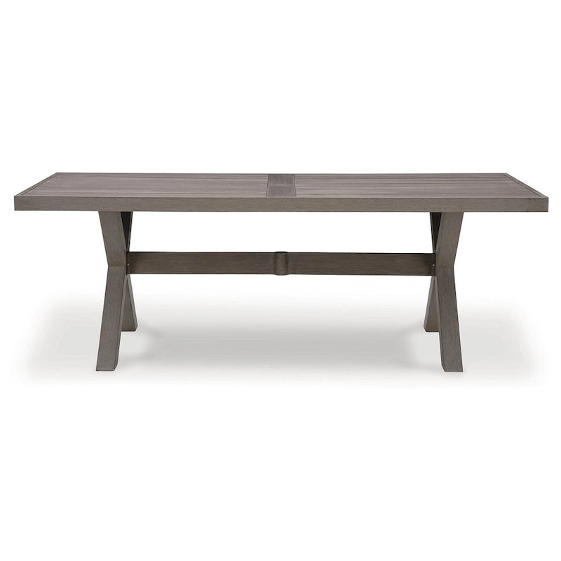 Signature Design by Ashley Hillside Barn Table à manger d'extérieur marron - 84 L x 42 P x 29 H