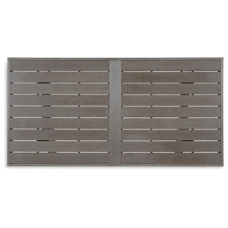 Signature Design by Ashley Hillside Barn Table à manger d'extérieur marron - 84 L x 42 P x 29 H