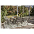 Signature Design by Ashley Beach Front Beige 7-Piece Outdoor Dining Package - 80W x 42D x 29H