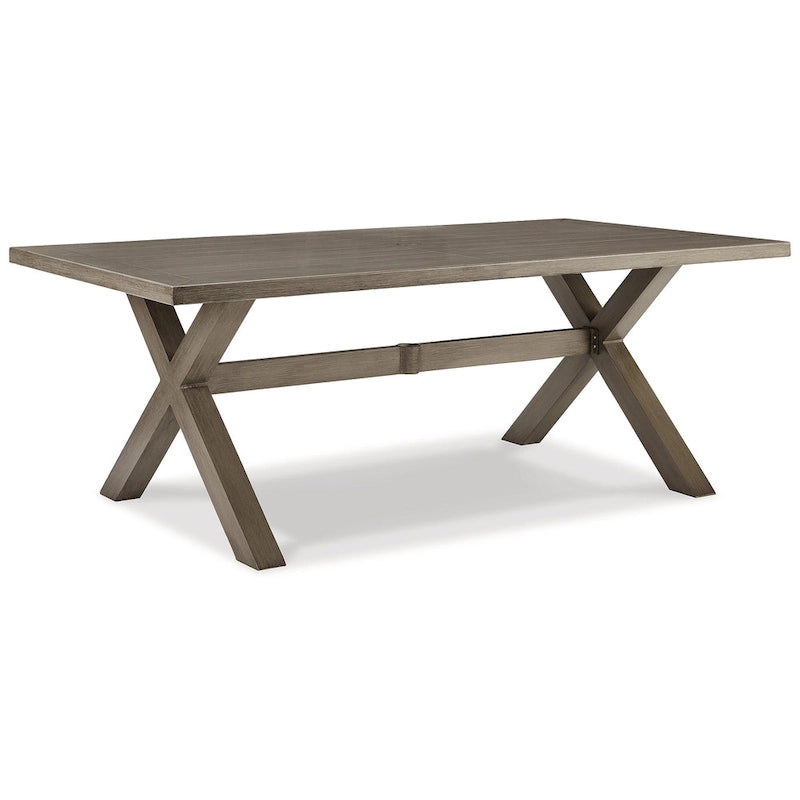 Signature Design by Ashley Ensemble de repas d'extérieur 7 pièces Beach Front Beige - 80W x 42D x 29H
