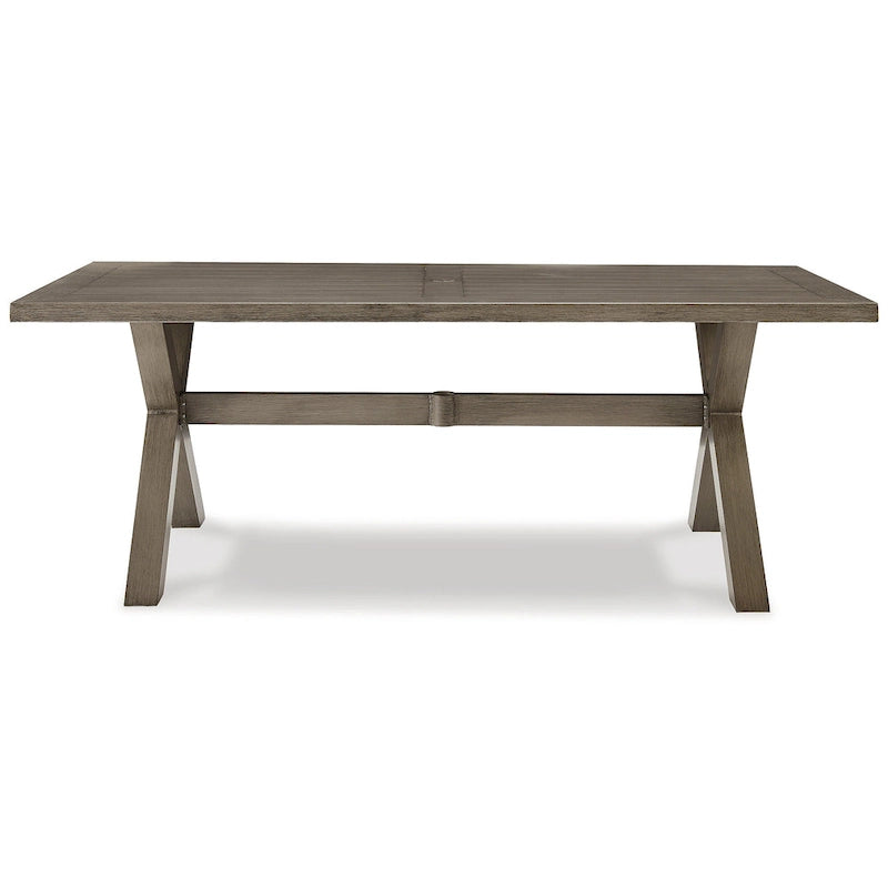 Signature Design by Ashley Ensemble de repas d'extérieur 7 pièces Beach Front Beige - 80W x 42D x 29H