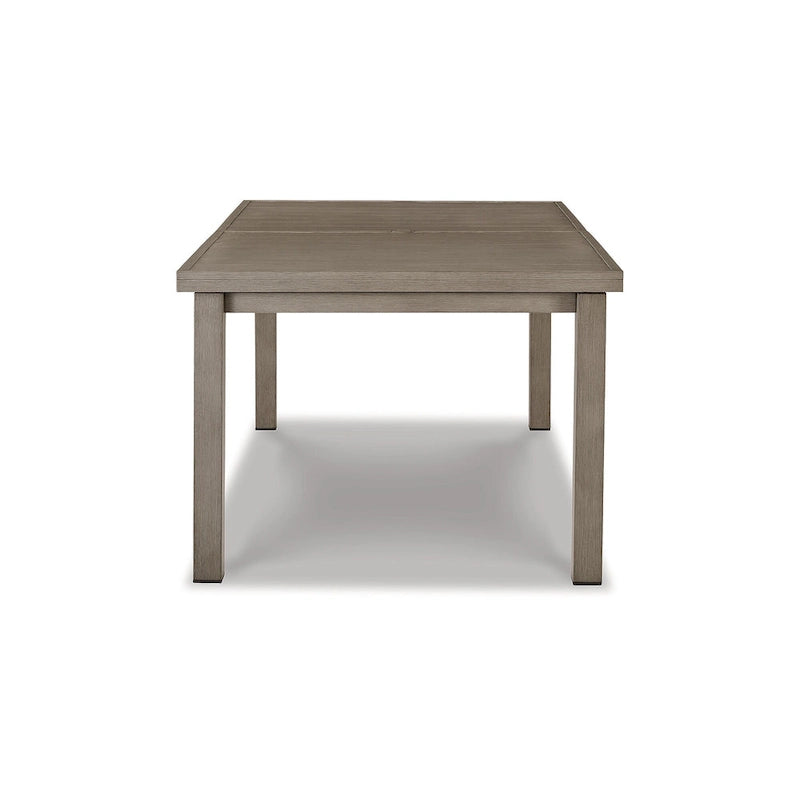 Signature Design by Ashley Table à manger d'extérieur marron/beige Beach Front avec rallonge - 71/95 L x 42 P x 30 H