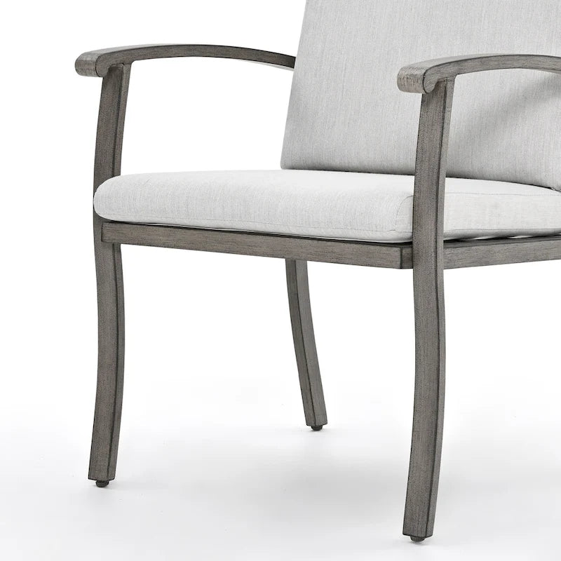 EGEIROS LIFE Ensemble de salle à manger d'extérieur 7 pièces en aluminium AluLux avec coussins lavables