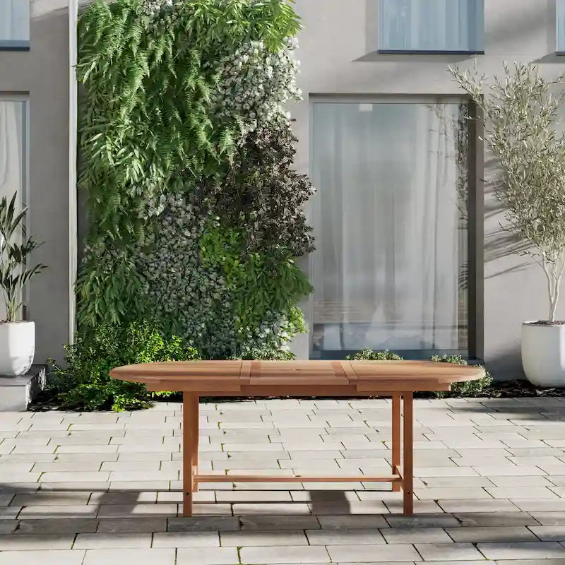 Amazonia FSC Teck Massif Danielle Ensemble Table et Chaises de Jardin 7 Pièces - 7 Pièces