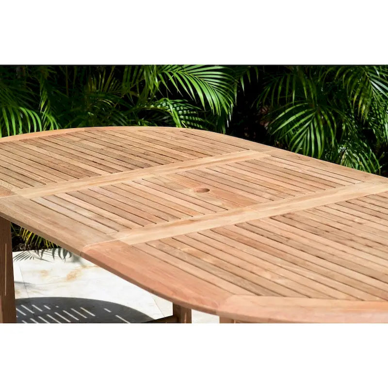 Amazonia FSC Teck Massif Danielle Ensemble Table et Chaises de Jardin 7 Pièces - 7 Pièces
