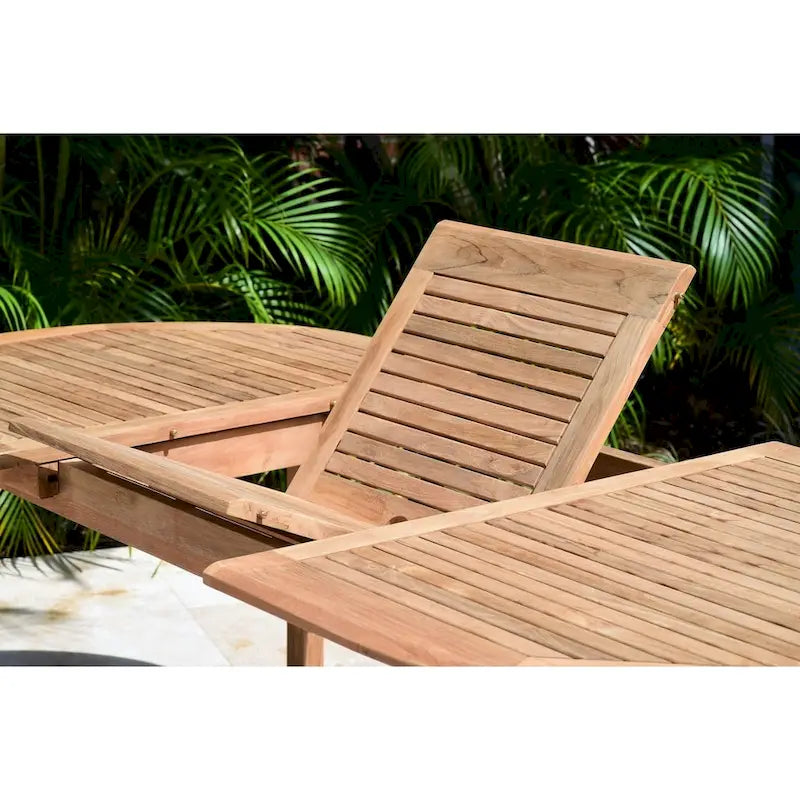 Amazonia FSC Teck Massif Danielle Ensemble Table et Chaises de Jardin 7 Pièces - 7 Pièces