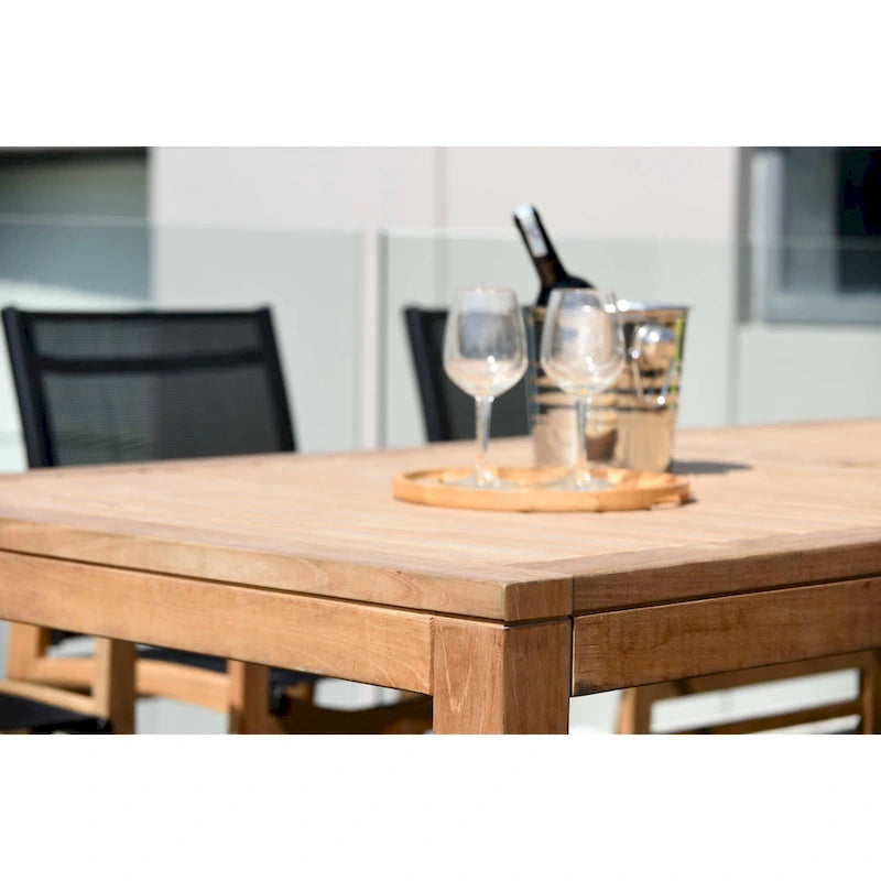 LifestyleGarden Ensemble repas de luxe en teck pour 9 personnes - 9 pièces