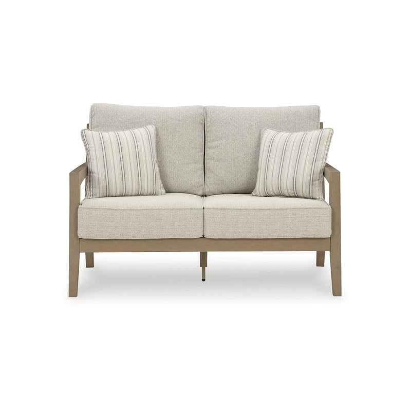 Causeuse d'extérieur Hallow Creek Driftwood Signature Design by Ashley avec coussin - 52 L x 36,5 P x 37 H