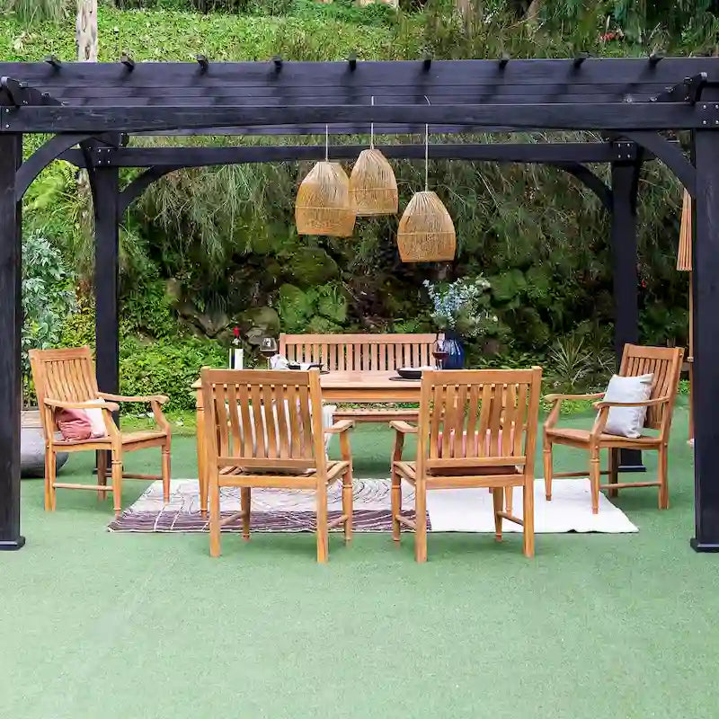 Cambridge Casual Ventura 6-piece Teak Outdoor Dining Set