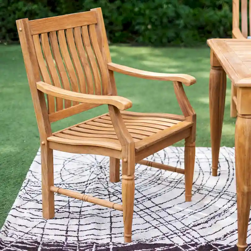 Ensemble repas d'extérieur 6 pièces en teck Ventura Cambridge Casual