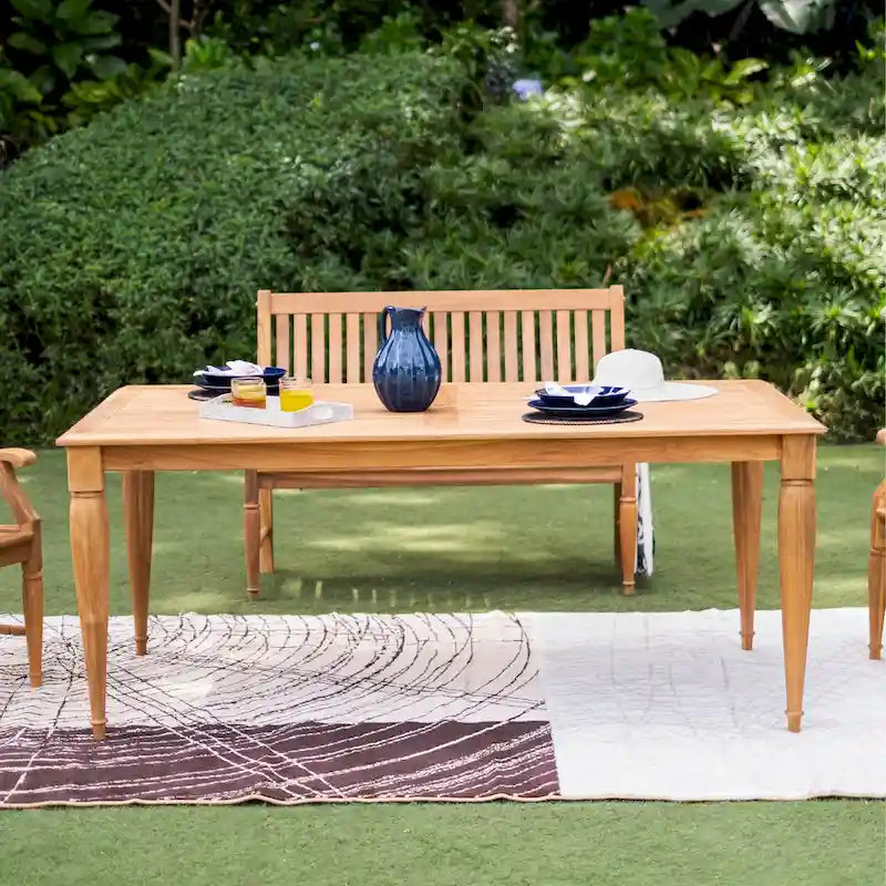 Ensemble repas d'extérieur 6 pièces en teck Ventura Cambridge Casual
