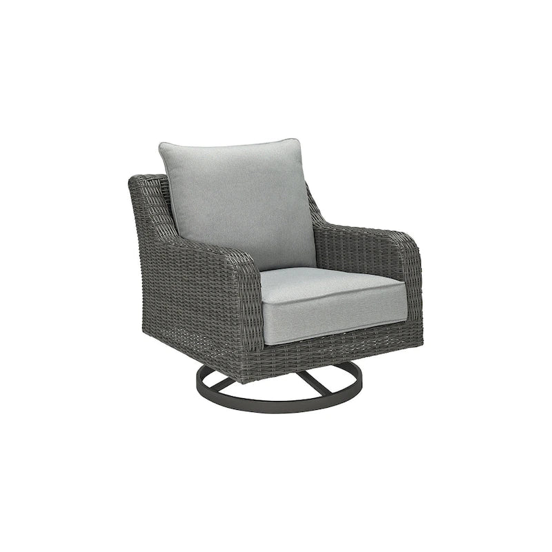 Elite Park Outdoor Swivel Lounge Chair - 32.25 W x 34 D x 33 H