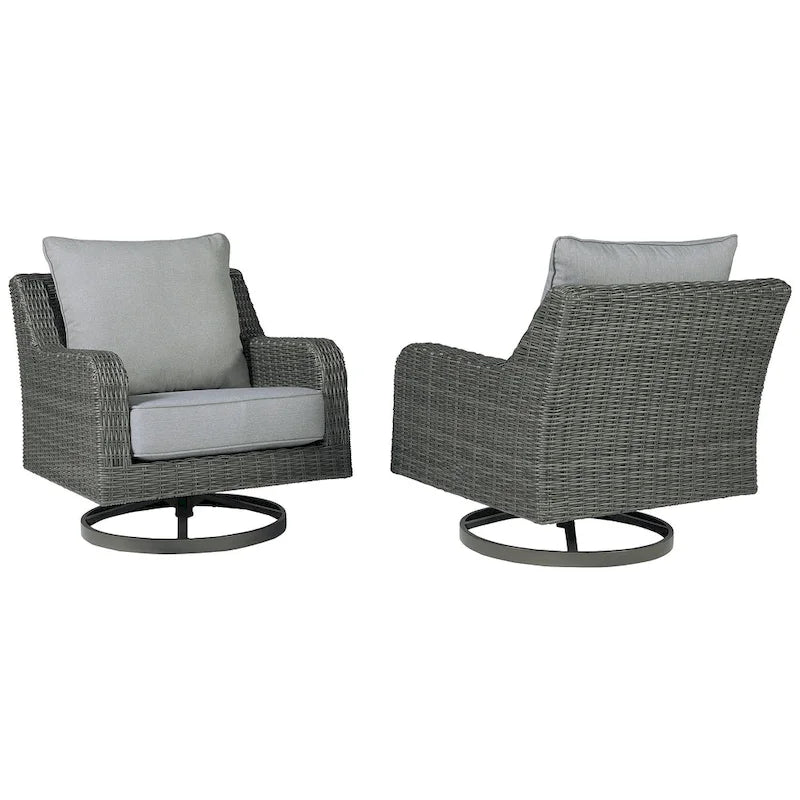 Fauteuil de jardin pivotant Elite Park – 32,25 L x 34 P x 33 H