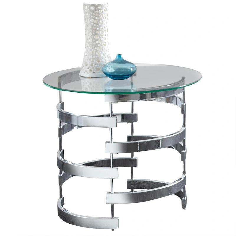 Table d'appoint ronde Steve Silver Bardeen