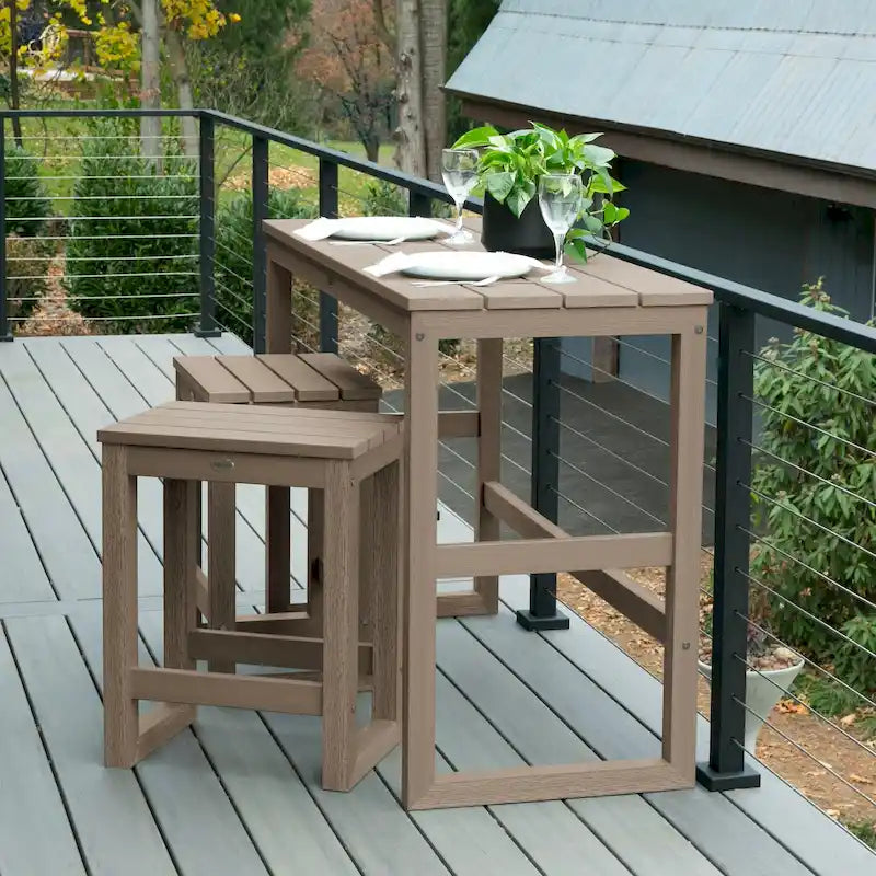 Ensemble de balcon de salle à manger à hauteur de comptoir Monroe Modern HIGHWOOD