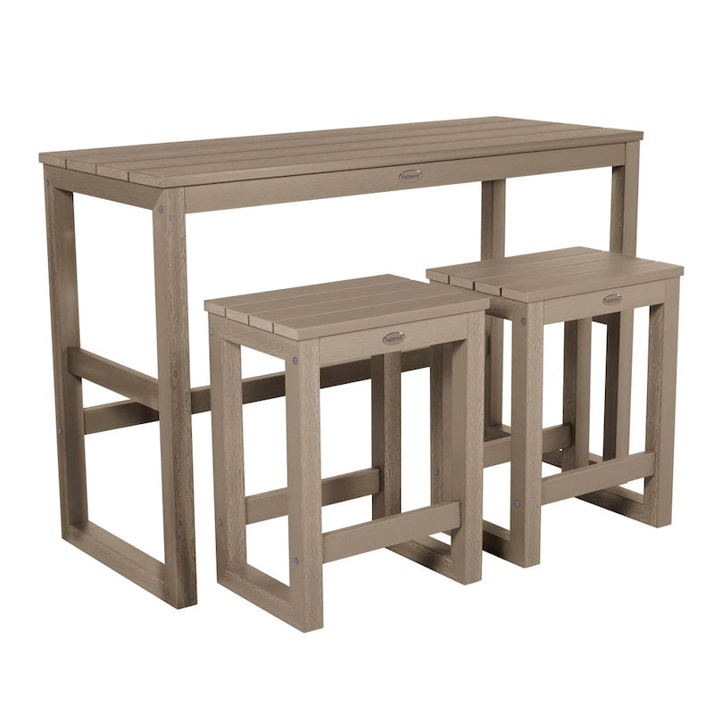 Ensemble de balcon de salle à manger à hauteur de comptoir Monroe Modern HIGHWOOD