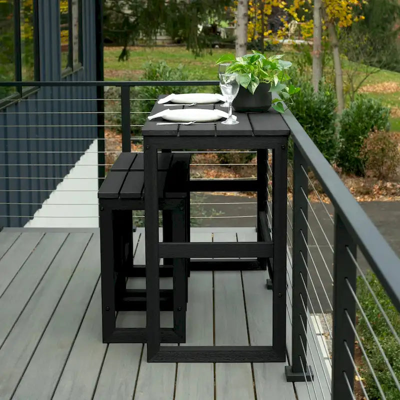 Ensemble de balcon de salle à manger à hauteur de comptoir Monroe Modern HIGHWOOD