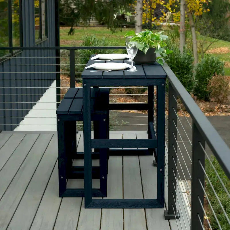 Ensemble de balcon de salle à manger à hauteur de comptoir Monroe Modern HIGHWOOD