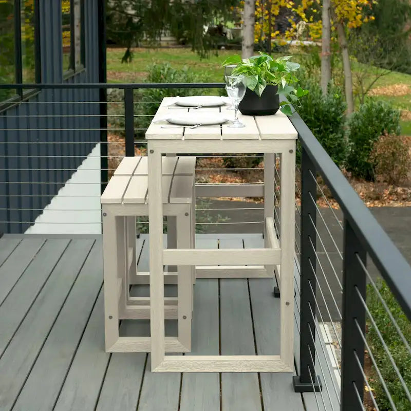 Ensemble de balcon de salle à manger à hauteur de comptoir Monroe Modern HIGHWOOD
