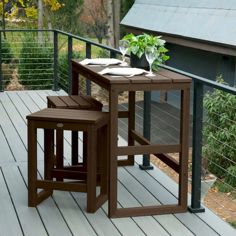 Ensemble de balcon de salle à manger à hauteur de comptoir Monroe Modern HIGHWOOD