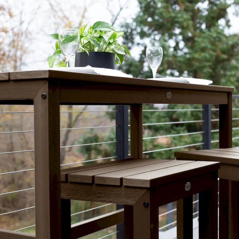 Ensemble de balcon de salle à manger à hauteur de comptoir Monroe Modern HIGHWOOD