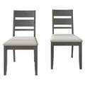 Chaises de salle à manger élégantes en bois (Lot de 2)