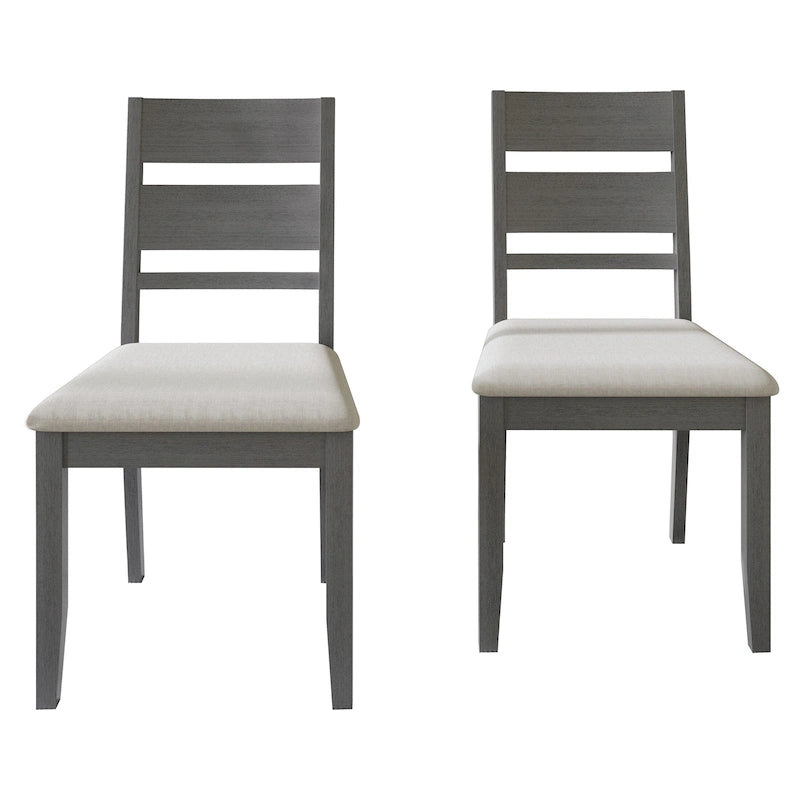 Chaises de salle à manger élégantes en bois (Lot de 2)