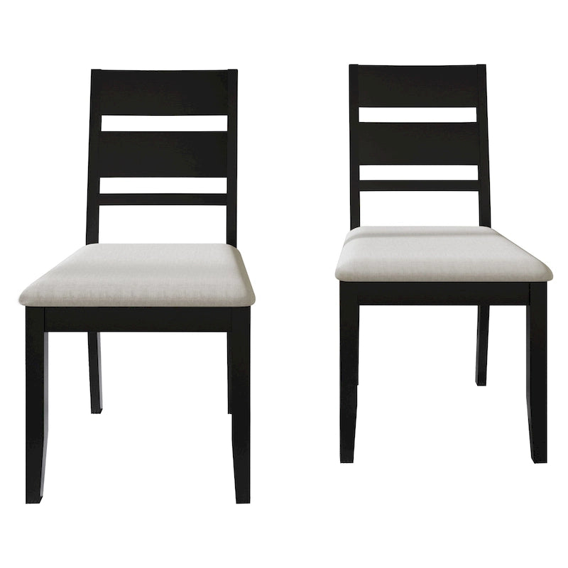 Chaises de salle à manger élégantes en bois (Lot de 2)