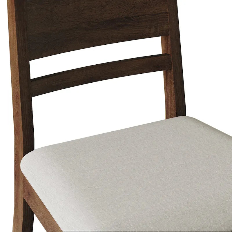 Chaises de salle à manger élégantes en bois (Lot de 2)