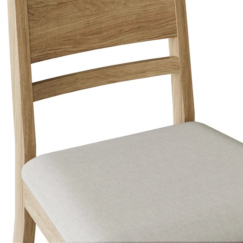 Chaises de salle à manger élégantes en bois (Lot de 2)