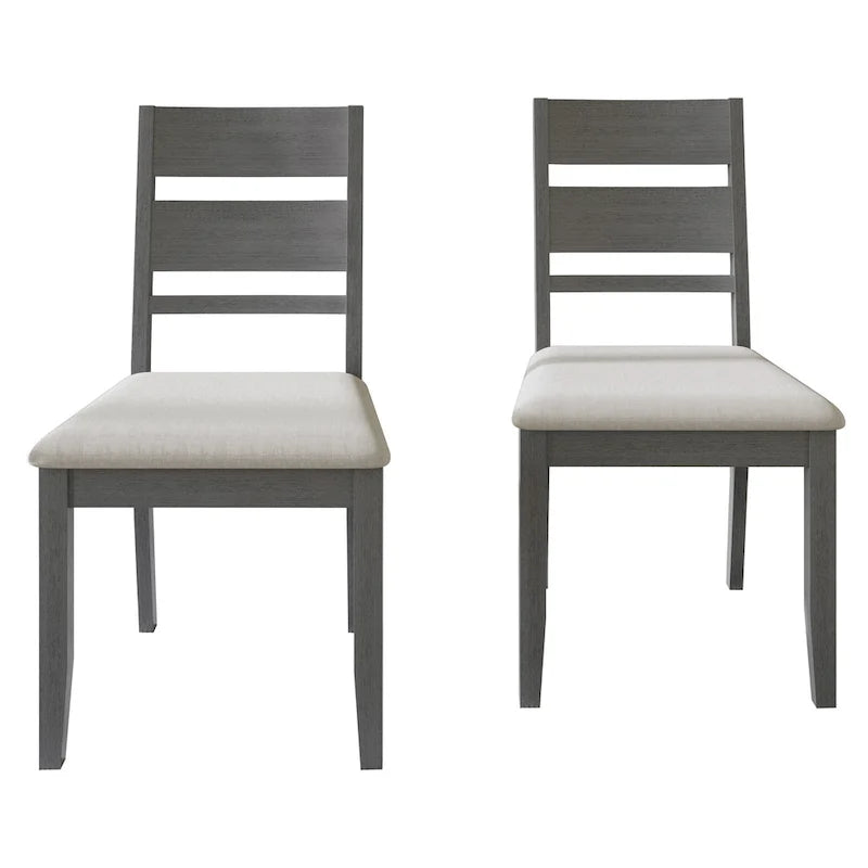 Chaises de salle à manger élégantes en bois (Lot de 2)