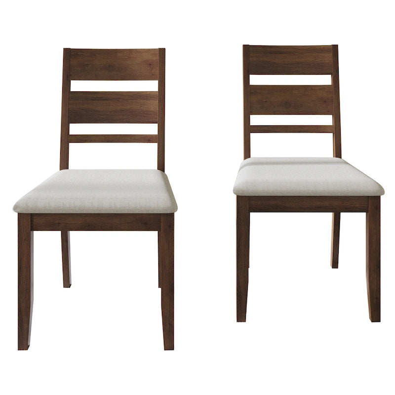 Chaises de salle à manger élégantes en bois (Lot de 2)