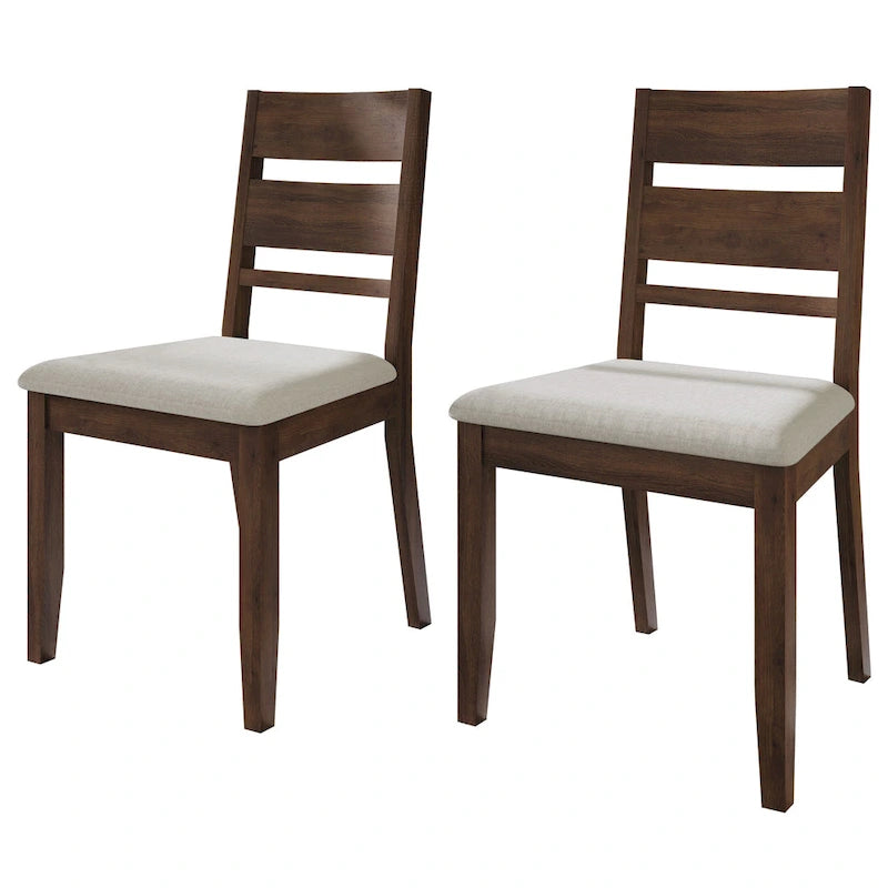 Chaises de salle à manger élégantes en bois (Lot de 2)