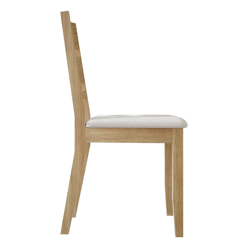 Chaises de salle à manger élégantes en bois (Lot de 2)