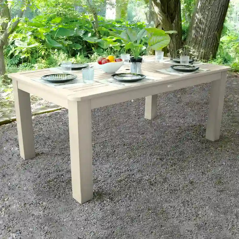Table de salle à manger rectangulaire d'extérieur HIGHWOOD 42x72
