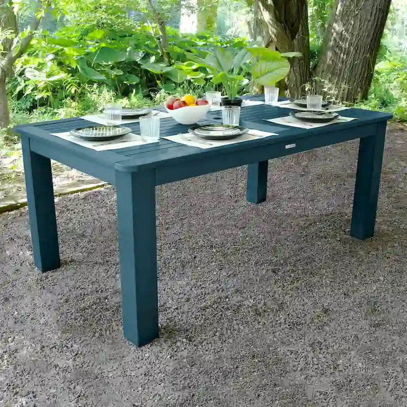 Table de salle à manger rectangulaire d'extérieur HIGHWOOD 42x72