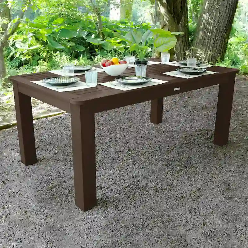 Table de salle à manger rectangulaire d'extérieur HIGHWOOD 42x72