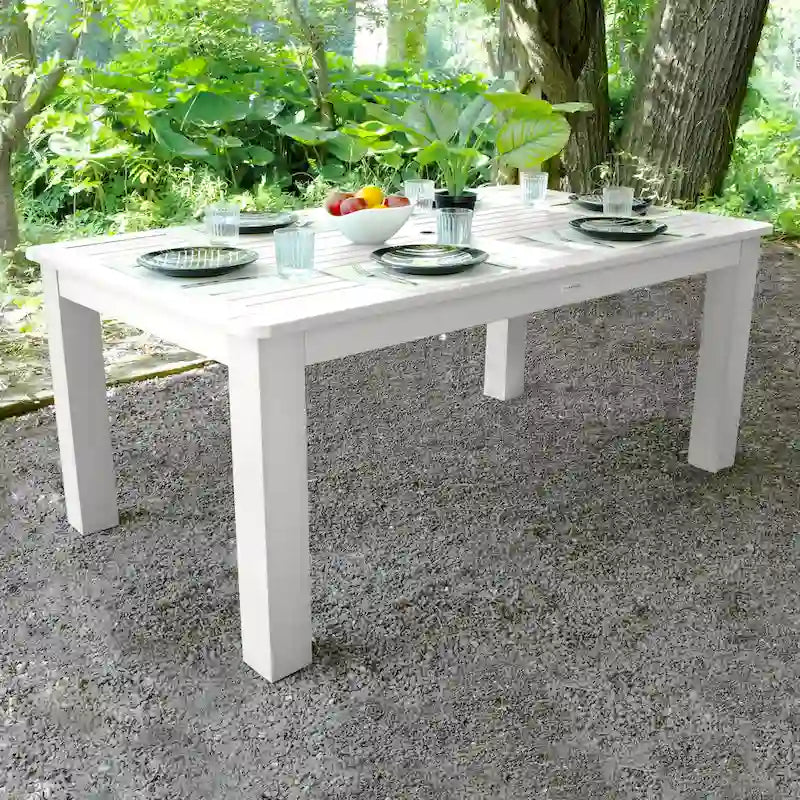 Table de salle à manger rectangulaire d'extérieur HIGHWOOD 42x72
