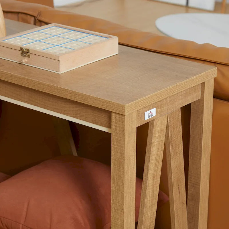 Console de ferme avec étagère de rangement