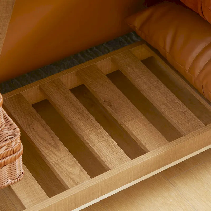 Console de ferme avec étagère de rangement