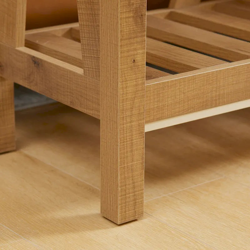 Console de ferme avec étagère de rangement