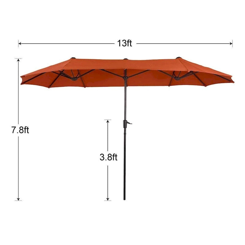 MAISON ARTS Ensemble de salle à manger de patio 7 pièces, comprenant 6 chaises de salle à manger à mouvement de ressort rembourrées avec accoudoirs et 1 table de salle à manger de patio