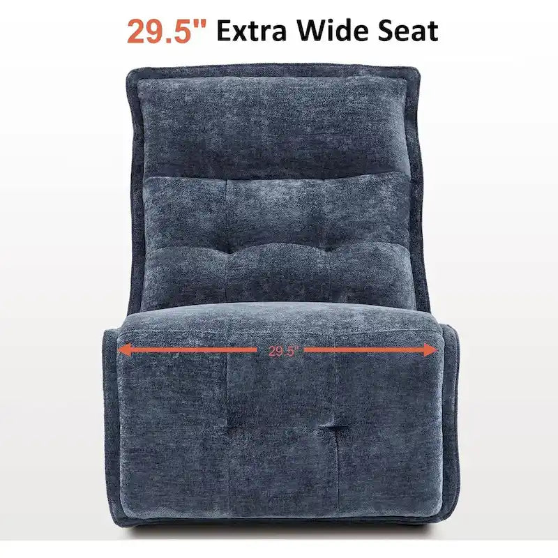 Fauteuil inclinable électrique sans accoudoirs avec ports USB, 3,5 po de dégagement mural, pour salon, ALR01