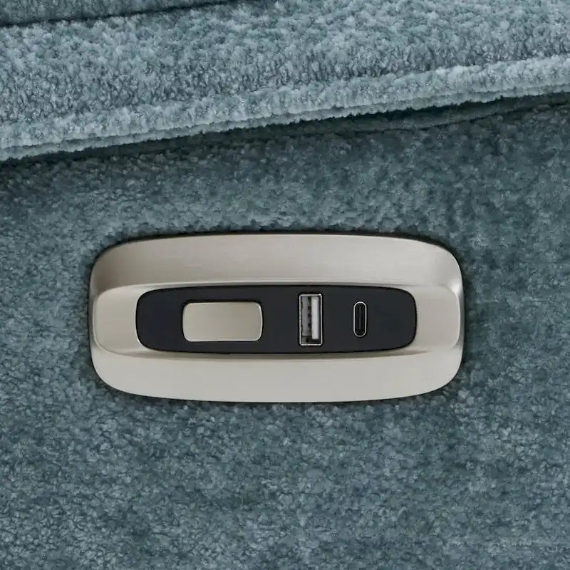 Fauteuil inclinable électrique sans accoudoirs avec ports USB, 3,5 po de dégagement mural, pour salon, ALR01
