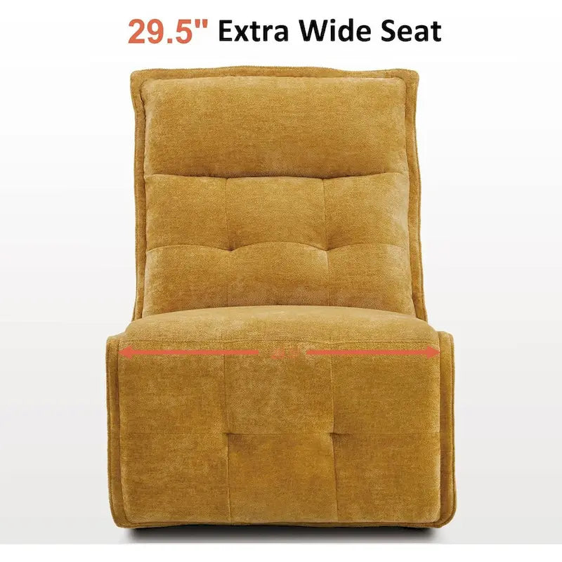 Fauteuil inclinable électrique sans accoudoirs avec ports USB, 3,5 po de dégagement mural, pour salon, ALR01